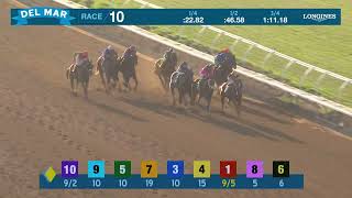 Perfect Flight Wins Race 10 At Del Mar 73023.