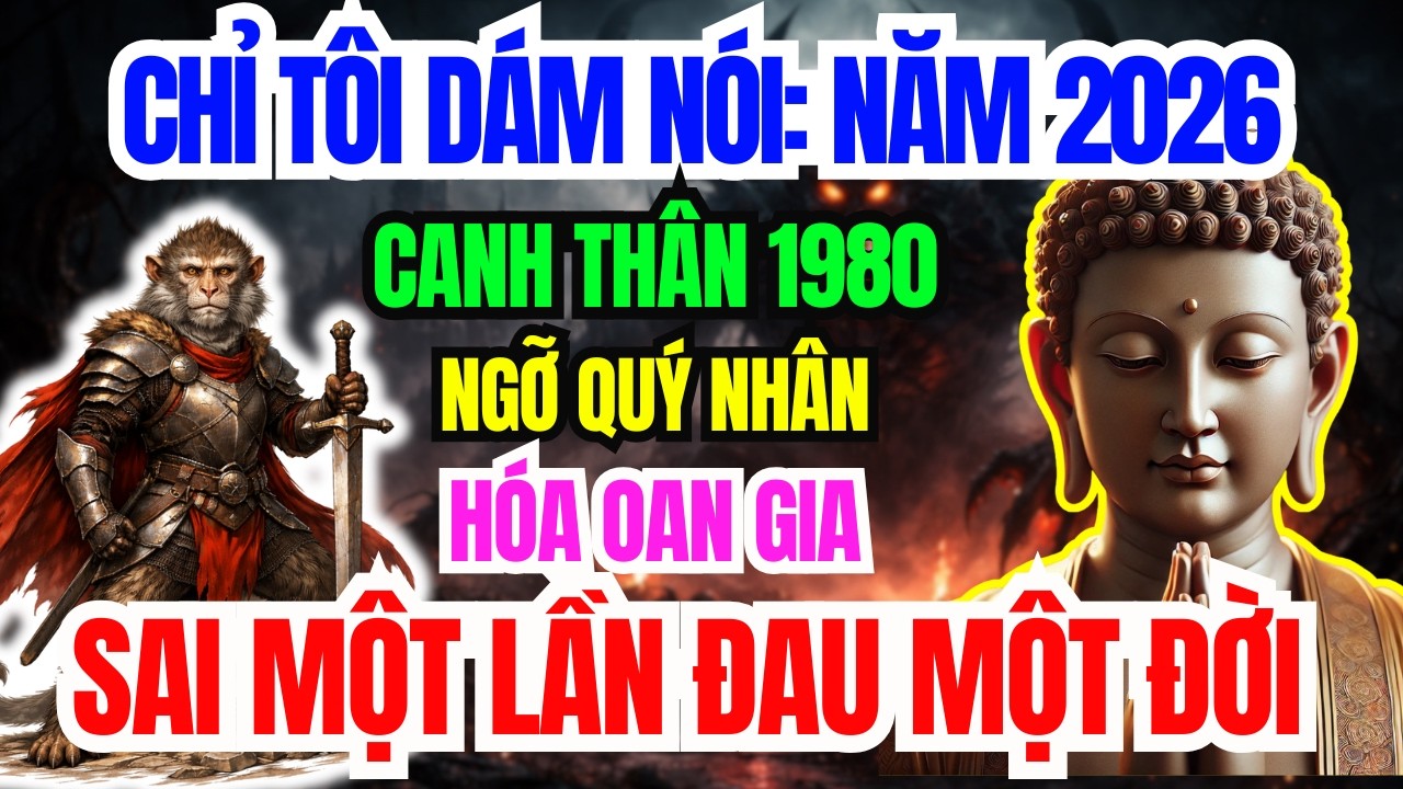 Chấn Động 2026: Canh Thân 1980 Ngỡ Quý Nhân Hóa Oan Nghiệp Sai Một Bước Trả Giá Cả Đời