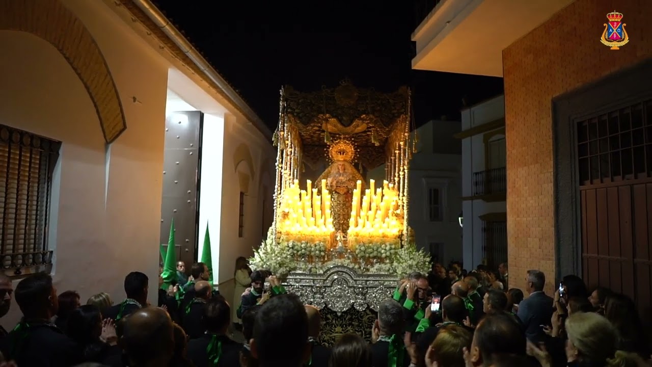 Jueves Santo (noche) 2023 | Hdad. Vera+Cruz (Alcalá del Río) | Salida