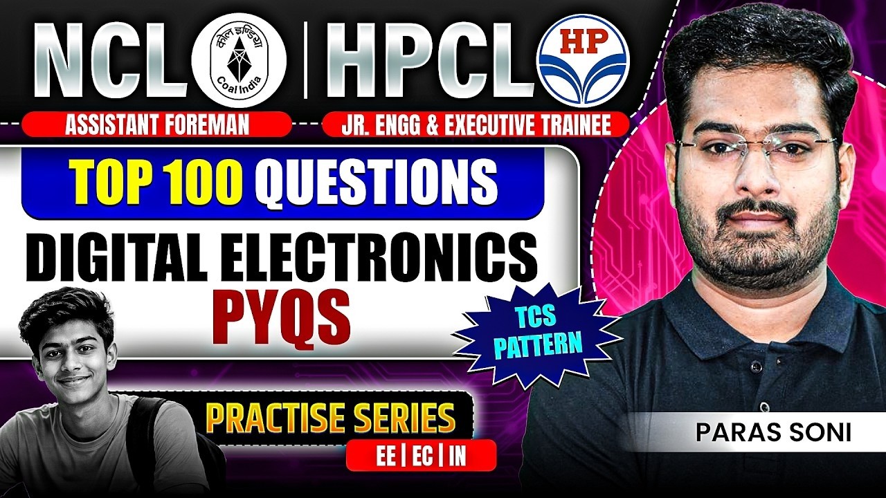 HPCL Recruitment 2026 I HPCL PYQs Session | 1000 Most Important Questions for JE & ET (EE/EC/IN)