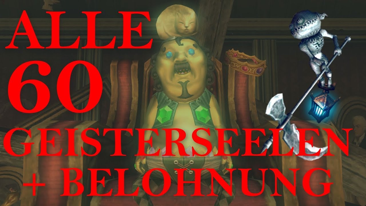 Zelda Twilight Princess HD [ Alle 60 Geisterseelen ] [