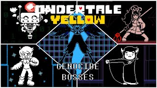 Undertale Yellow - All Genocide Bosses