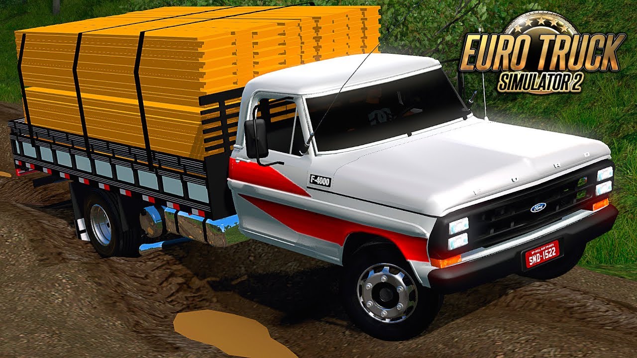 Caminhao Ford F 4000 Carregado De Madeira Euro Truck 2 Youtube