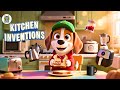 Curious Puppy Learns Kitchen Inventions 🐶🍳✨ | Fun STEM Learning Cartoon for Kids