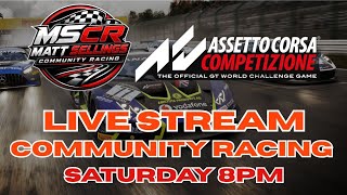 ACC Live Stream Community Racing 8pm ACC Live Stream Community Racing 8pm