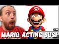 MARIO ACTING SUS! SMG4: Mario Goes Coo-Coo Crazy (REACTION!)