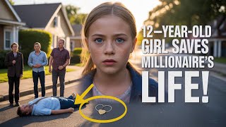 Discover the Incredible Moment: Poor Girl, 12, Saves Millionaire’s Life in Heart Attack Shock!