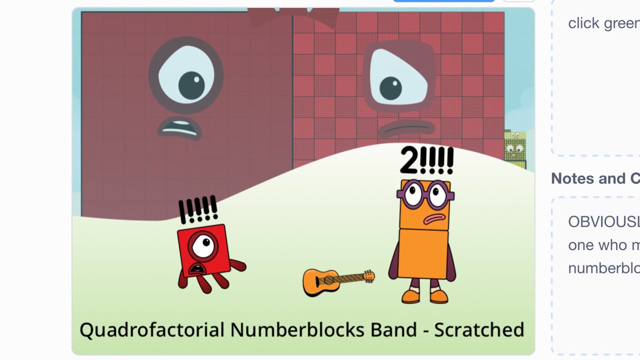 Quadrofactorial Numberblocks Band - Scratched first half i guess (check description)