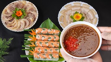 Nước Chấm Mắm Nêm chuẩn vị cho các món gỏi cuốn, thịt luộc, cá chiên hấp