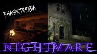 Phasmophobia | Sunny Meadows Restricted & Camp Woodwind | Nightmare | Solo | No Commentary | Ep 04