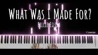 What Was I Made For? - Billie Eilish (Barbie Movie 2023 Soundtrack) (Piano Tutorial)