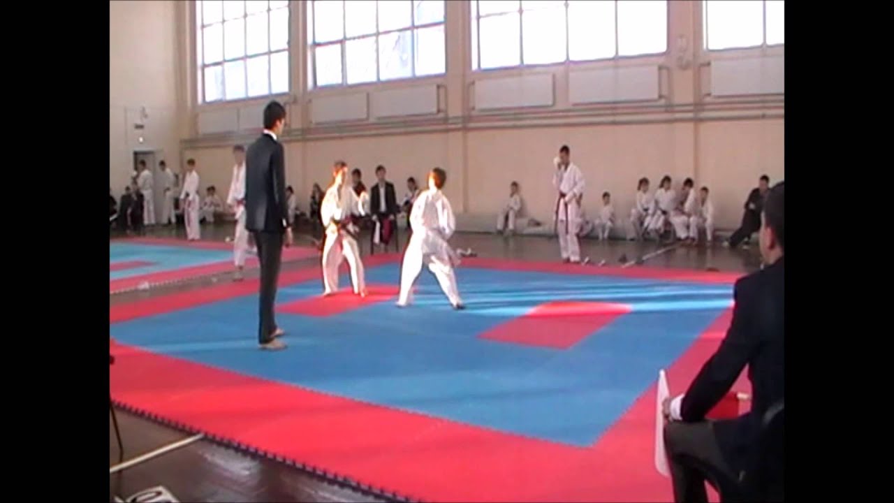 Кумитэ. Полуфинал. Сетокан Каратэ-до. JKA. Кубок г. Иркутска. Двоеборье ...