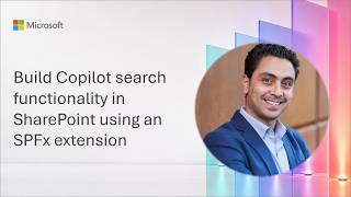 Build Copilot search functionality in SharePoint using an SPFx extension