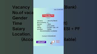 #job #work #recruitment #jobseekers #jobvacancy #kochi #sales #security #ernakulam #kochi #vacancy