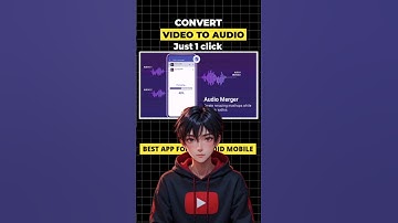 Convert video into audio just 1 click/how to convert video into audio