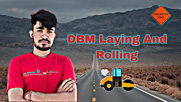 DBM Laying process#DENSE_BITUMINOUS_MACADAM laying with sensor paver //Compli detailed Video