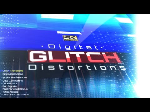 4k Digital Glitch Distortions