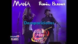 Video thumbnail of "DESAPARICIONES Rubén Blades y Maná | Caracas Pop Festival (2001)"