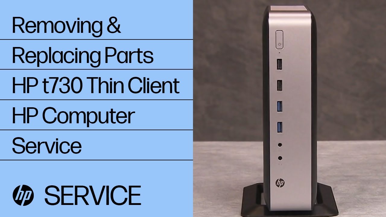 Service Teardown Hp T730 Thin Client Hp Computer Service Hp Youtube