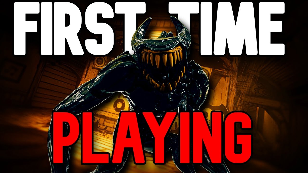First Time Playing Bendy and the Ink Machine LIVE