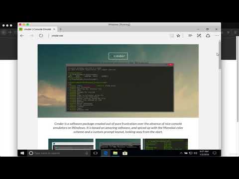 Windows Only Install cmder