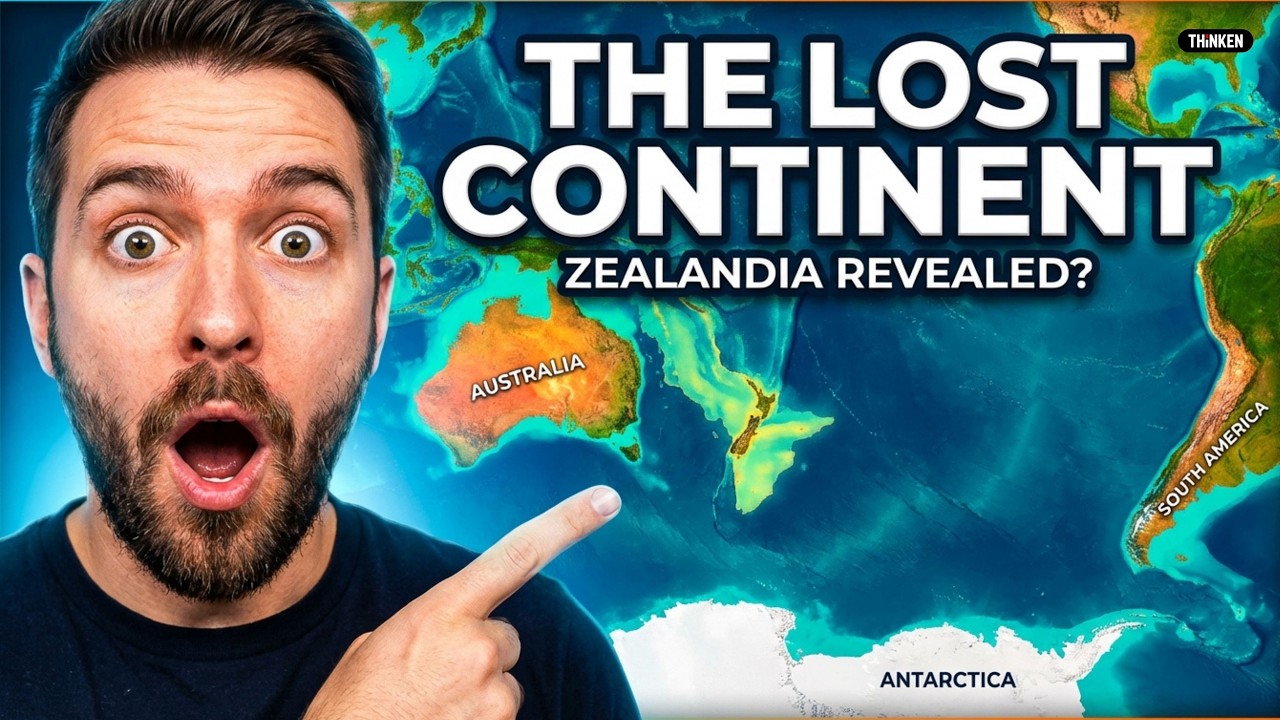 The Lost Continent Beneath Australia #geography