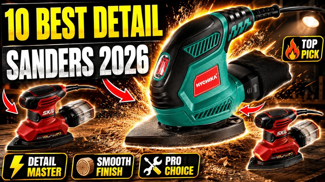 Best Detail Sander for DIY & Professional Woodworking (2026) - YouTube