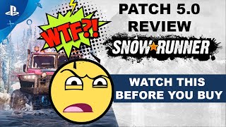 SnowRunner on PS4 ‼️ Patch 5.0 UPDATE ‼️ DID 11GB SOLVE ANYTHING