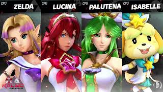 Smash Mods Ultimate:  Sailor Scouts and Star Guardians Tournament