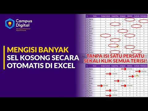 Video: Bagaimana Anda mengisi data di seluruh lembar kerja?