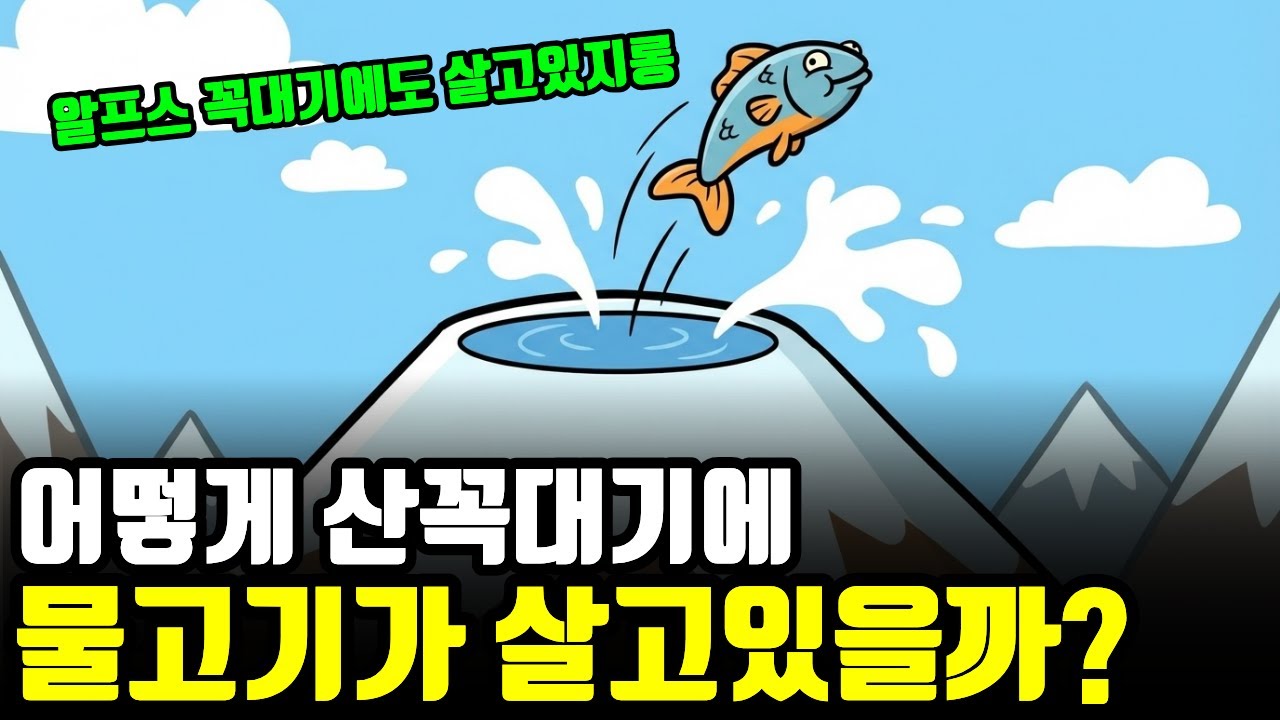산꼭대기 호수에 어떻게 물고기가 살고있을까?
