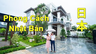 Biệt Thự Hiện Đại Đẹp Với Sân Vườn Kiểu Nhật