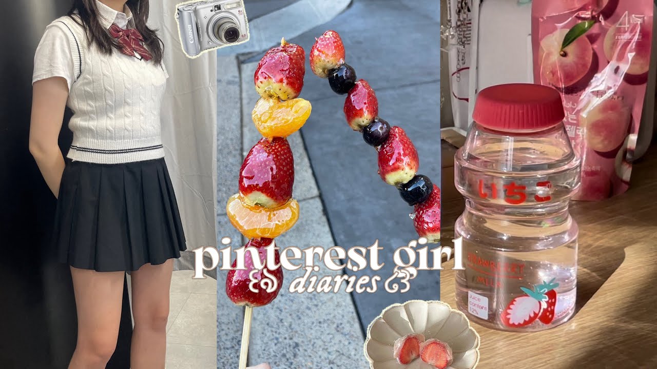 ੈ ࣪ ˖ pinterest girl diaries 💼🥢 | what’s in my bag, korean schoolgirl outfit, lewkin haul