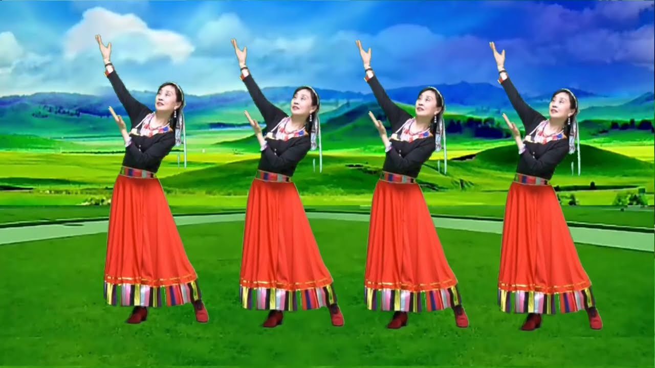 怀旧金曲广场舞《天边的牧歌》编舞,青春飞舞