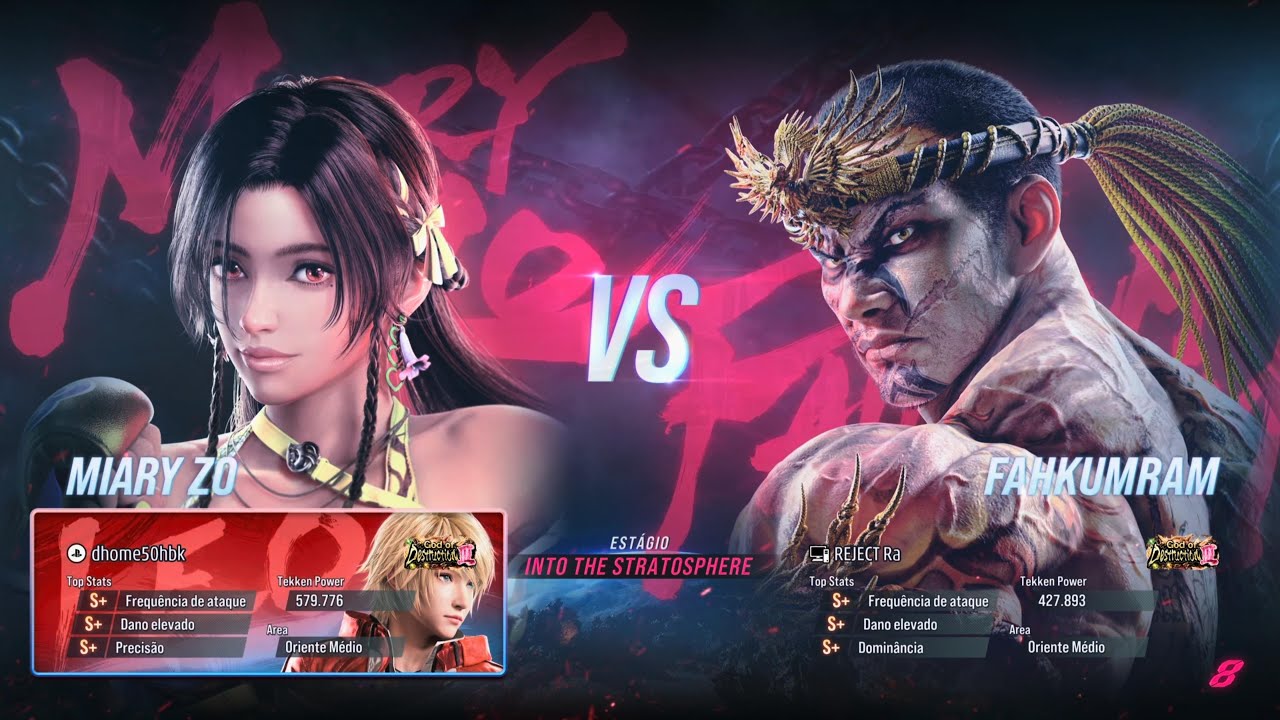 TEKKEN 8 God of Destruction Rank: Miary Zo vs Fahkumram | Gameplay (PS5)