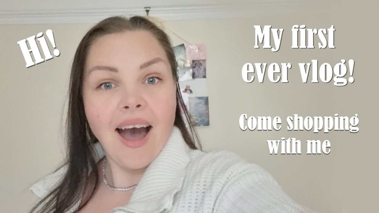 My first ever vlog! Come shopping with me | Daily life - UK