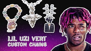 LIL UZI VERT CUSTOM CHAINS [JEWELRY OF CELEBRITIES]