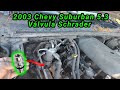 2003 Chevy Suburban 5.3 Cómo cambiar la Válvula Schrader ( Schrader valve replacement )