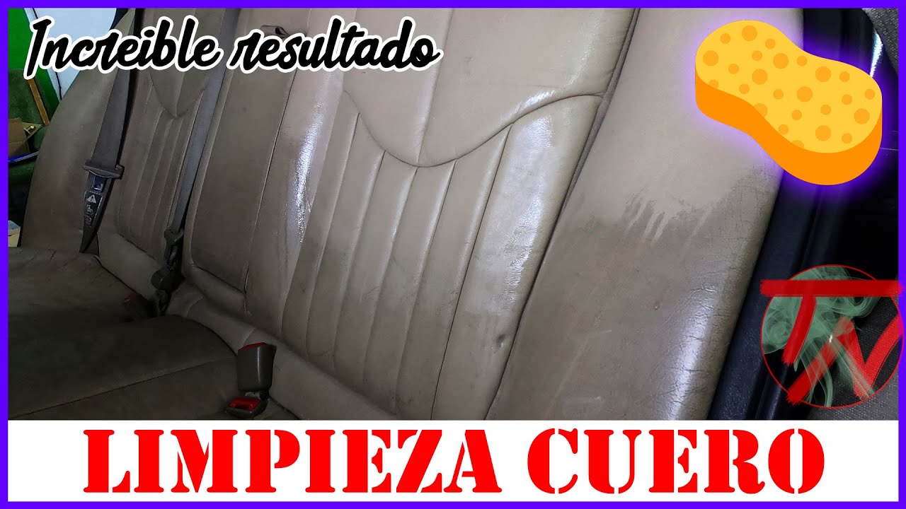 Como LIMPIAR ASIENTOS de CUERO + HIDRATAR Limpieza Interior Completa