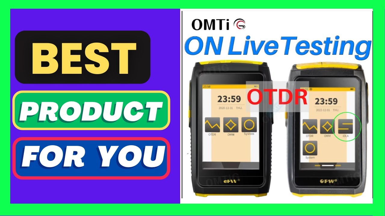 OMTiG Mini OTDR Active Fiber Live Test 1550nm
