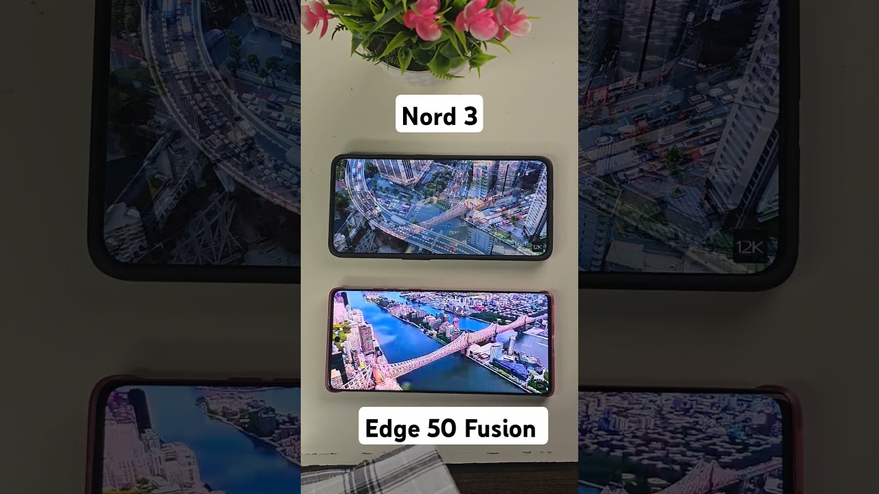 OnePlus Nord 3 vs Moto Edge 50 Fusion Display Test