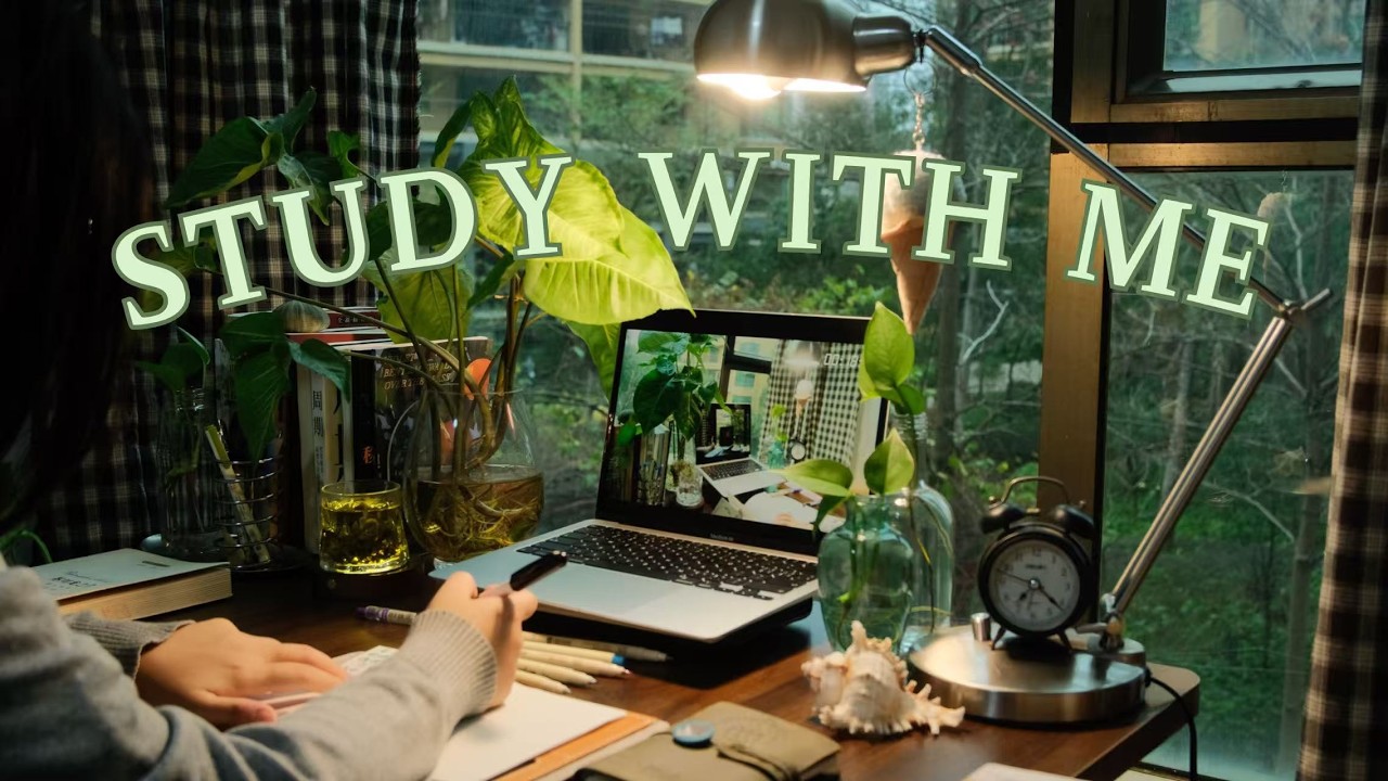 Quick 30 Min Study With Me✍️Writing in the early morning🎹no breaks