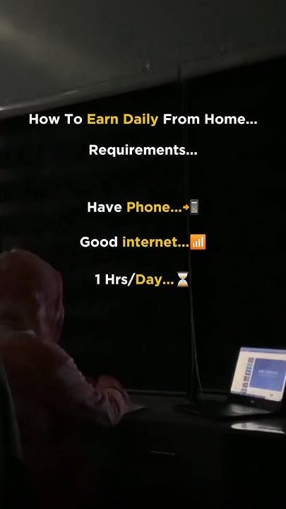 how-to-earn-daily-from-home-shorts-earndaily-youtube