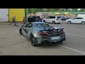 McLaren 600lt приехал на шиномонтаж.