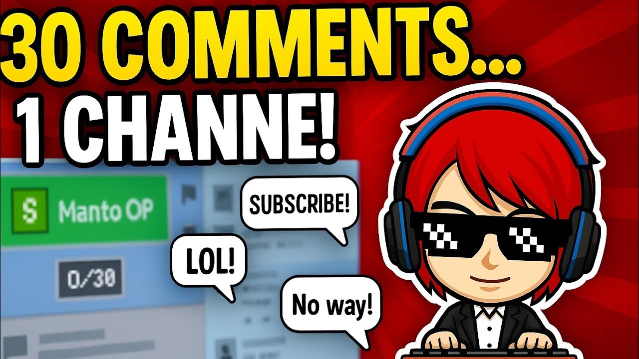 1 CHANNEL 30 COMMENTS CHALLENGE YOU IS REACT - YouTube
