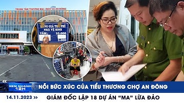 XEM NHANH 12H ngày 14/11: Nỗi bức xúc của tiểu thương chợ An Đông | Giám đốc lập 18 dự án ma lừa đảo