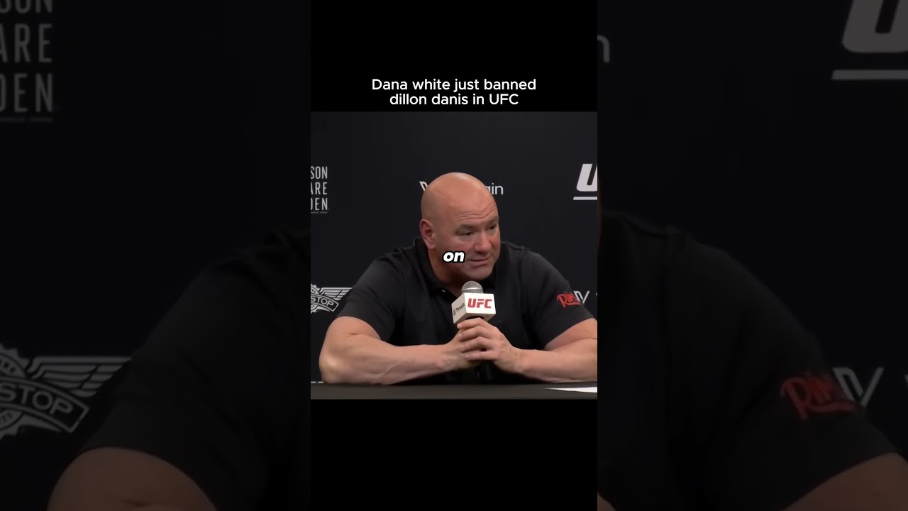DANA WHITE JUST BANNED DILLON DANIS‼️