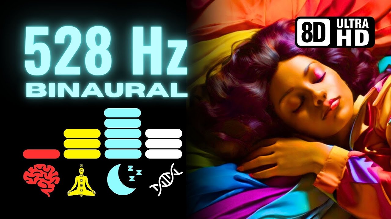 528 Hz Binaural to Heal Insomnia - Deep Healing Frequency Hertz at ...