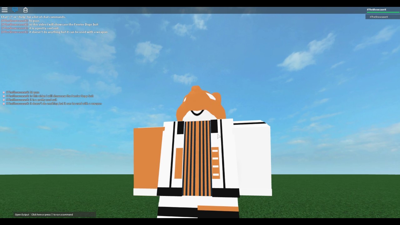 Roblox Script Showcase Episode#416/Fenrier Doge Suit - YouTube