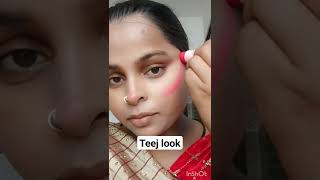 Get ready with me for teej✨?shortsmakeupshortstiktokviraltrendingtiktokindiayoutubeshorts